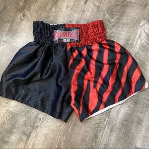 Red Muay Thai Fighting Shorts (Kombat Gear)